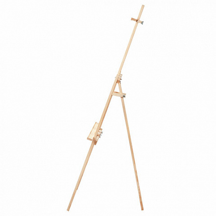 Мольберт напольный из липы "Лира", 67х162х48 см, высота холста до 100 см, BRAUBERG ART DEBUT, 192337