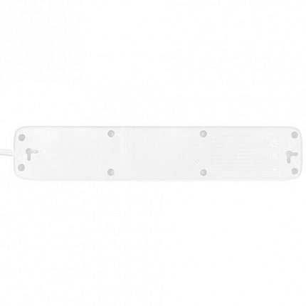 Сетевой фильтр SONNEN SPW-185, 5 розеток с заземлением, выключатель, 10 А, 1,8 м, белый, 513653