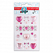 Наклейки "Хрустальные сердца", с европодвесом, ЛИПУНЯ, АССОРТИ, 125460