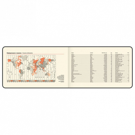 Еженедельник датированный 2026 МАЛЫЙ ФОРМАТ 105х160 мм, А6, BRAUBERG "Unique", красный, 117206
