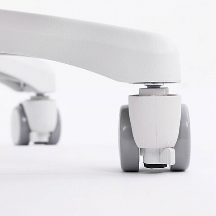 Кресло детское с подставкой для ног BRABIX KIDS "MG-215", сетка/ткань TW, голубое, 533312