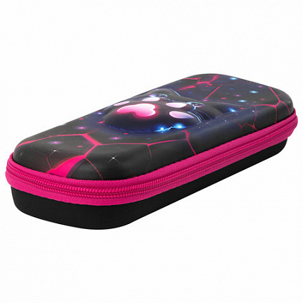 Пенал BRAUBERG, 1 отделение, 1 откидная планка, EVA, 22х10х5 см, "Pink lava", 273509