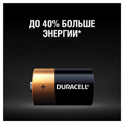 Батарейки DURACELL Basic, D (LR20, 13А), алкалиновые, КОМПЛЕКТ 2 шт., в блистере, MN 1300D LR20