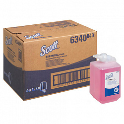 Картридж с пенным мылом одноразовый KIMBERLY-CLARK Scott "Essential", 1 л, розовый, артикул 6340