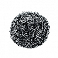 Губка (мочалка) металлическая, спиральная, 40г, МЕГА, для посуды, гриля, плиты, YORK,, 2030