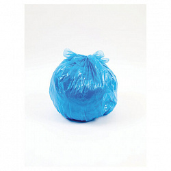 Мешки для мусора, 35 л, с ушками, синие, рулон 30 шт., ПНД, 10,5 мкм, 50х64 см, PACLAN "Multitop"