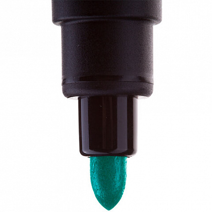 Маркер перманентный CENTROPEN 8566, ЗЕЛЕНЫЙ, круглый наконечник, 2,5 мм, 585660110