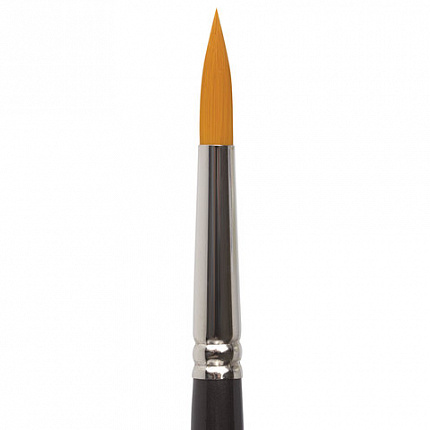 Кисть художественная проф. BRAUBERG ART CLASSIC, синтетика жесткая, круглая, № 7, короткая ручка, 200650