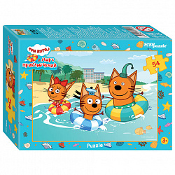 Пазл картонный 54 элемента, ЛИЦЕНЗИОННЫЕ СЮЖЕТЫ, АССОРТИ, 9х6,5,х2,5 см