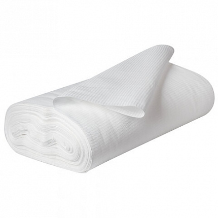 Полотно ВАФЕЛЬНОЕ отбеленное, рулон 0,45х60 м, в пакете, плотность 180 (±10) г/м2, LAIMA, 609577