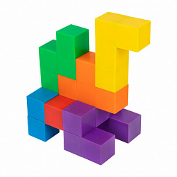 Магнитный конструктор MAGNETIC CUBES "КУБИЧЕСКИЙ", 72 магнитных кубика, BRAUBERG KIDS