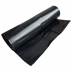 Мешки для мусора 120 л, черные, в рулоне 10 шт., ПВД, 25 мкм, 68х102 см, ЭКОНОМ, КОНЦЕПЦИЯ БЫТА "EcoClean", 2630