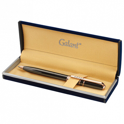 Ручка подарочная шариковая GALANT "SFUMATO GOLD", корпус металл, детали розовое золото, узел 0,7 мм, синяя, 143515