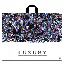 Пакет с петлевой ручкой ПВД, 55х70 см, "Лакшери", 90 мкм, н00067778