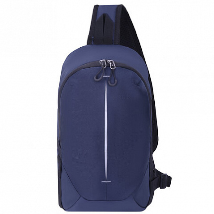 Рюкзак HEIKKI SPORTING (ХЕЙКИ) на одно плечо, эргономичный, синий, 37Х23Х10 см, 273904