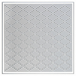 Нож "Фон в виде ромбов" для Машинки для вырубки и тиснения ОС-5, 121х121 мм, ОСТРОВ СОКРОВИЩ, 663828, 861-085