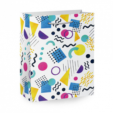 Пакет подарочный (1 штука) 18х10х23 см (M), "Everyday Collection", ассорти, фольга, ЗОЛОТАЯ СКАЗКА, 700807