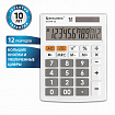 Калькулятор настольный BRAUBERG ULTRA-12-WT (192x143 мм), 12 разрядов, двойное питание, БЕЛЫЙ, 250496
