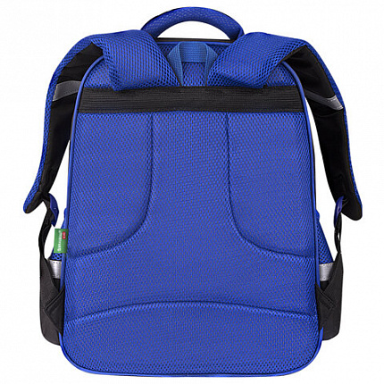 Рюкзак BRAUBERG KIDS FLOSSY, 2 отделения, 3 кармана, "Футбольный клуб", объемный дизайн, 40х28х18 см, 273181