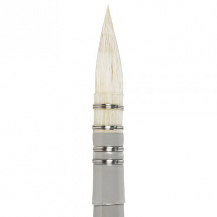 Кисть художественная профессиональная, коза, круглая, №8, BRAUBERG ART CLASSIC, 200956