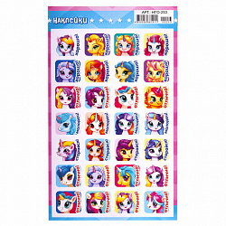 Наклейки бумажные поощрительные, АССОРТИ 280 наклеек, 16х10 см, глиттер, ЮНЛАНДИЯ, 665521