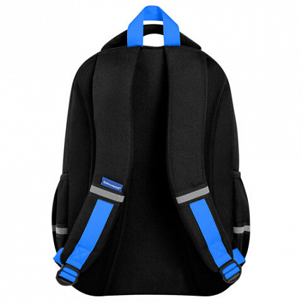 Рюкзак BRAUBERG MOTION, 2 отделения, 3 кармана, "Failing spaceman", 41х28х17 см, 274400