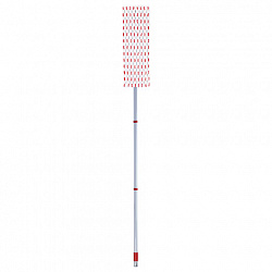 Швабра с флаундером 40 см, составной черенок 120 см, МОП микрофибра/абразив + МОП СИНЕЛЬ, PERKLIN (ПЕРКЛИН), 700987