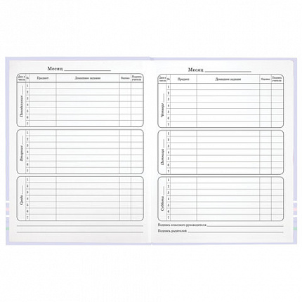 Дневник 1-4 класс 48 л., твердый, ЮНЛАНДИЯ, глянцевая ламинация, с подсказом, "Совушка", 106594