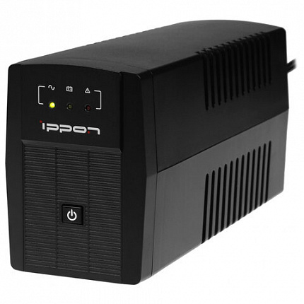 Источник бесперебойного питания IPPON Back Basic 1050 Euro, 1050 ВА (600 Вт), 2 евророзетки, 403409
