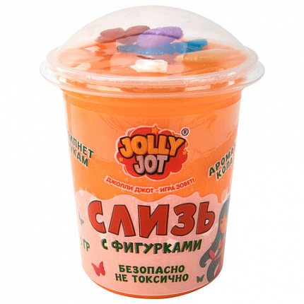 Слайм, слизь с фигурками, русалочки, 200 г, АССОРТИ 3 вида, JOLLY JOT (ДЖОЛЛИ ДЖОТ), 666666