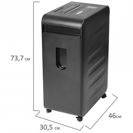 Уничтожитель (шредер) BRAUBERG PROFESSIONAL PS-2542x, CD, "HeavyDuty", 4 уровень секретности, 4х40 мм, 25 листов, корзина 42 литра, 532594