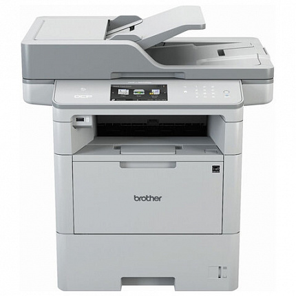 МФУ лазерное BROTHER DCP-L6600DW "3 в 1", А4, 46 стр./мин, 125000 стр./мес, ДУПЛЕКС, АПД, Wi-Fi, сетевая карта