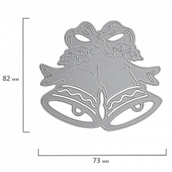 Нож "Колокольчики" для Машинки для вырубки и тиснения ОС-5, 82х73 мм, ОСТРОВ СОКРОВИЩ, 663825, 861-041
