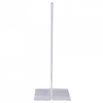 Подставка настольная для рекламных материалов МАЛОГО ФОРМАТА (150х210 мм), А5, двусторонняя, вертикальная, BRAUBERG, 290424