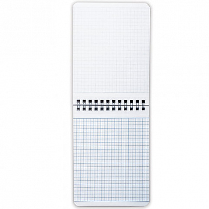 Блокнот МАЛЫЙ ФОРМАТ А6 110х145 мм, 40 л., гребень, лакированная обложка, клетка, HATBER, "Пейзажи", 40Б6B1гр, В12307