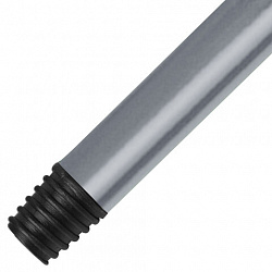 Черенок рукоятка для инвентаря 138 см, еврорезьба, металлопластик 0,35 мм, серый, BOOMHOUSE (БУМХАУС) XL, 702233