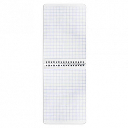 Блокнот А5 146х205 мм, 60 л., гребень, перфорация на отрыв, лакированный, BRAUBERG, Синий, 111274