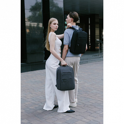 Рюкзак HEIKKI ACCORDANCE (ХЕЙКИ) универсальный, отделение для ноутбука, черный, 41х30x12 см, 273901