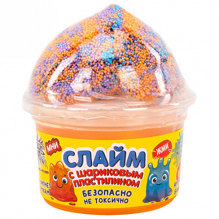 Слайм + шариковый пластилин, 115 г, ассорти 6 видов, JOLLY JOT (ДЖОЛЛИ ДЖОТ), 665949