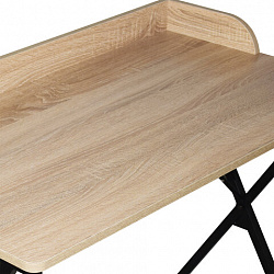 Стол на металлокаркасе BRABIX "LOFT CD-008", 900х500х780 мм, цвет дуб натуральный, 641865