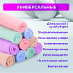 Салфетки из МИКРОФИБРЫ ПЛЮШЕВОЙ 30х30 см, КОМПЛЕКТ 20 шт., PASTEL, ассорти, 250 г/м2, LAIMA HOME, 608444