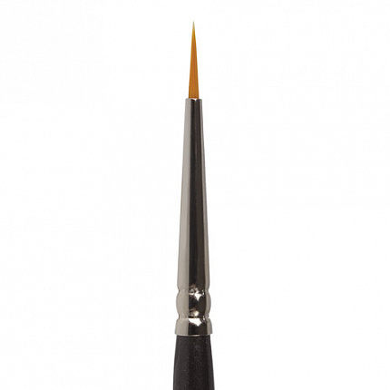 Кисть художественная проф. BRAUBERG ART CLASSIC, синтетика жесткая, круглая, № 00, короткая ручка, 200642