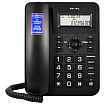 Телефон TEXET TX-264, АОН, спикерфон, тональный / импульсный режим, часы / будильник, SOS, повтор, черный, УТ-00004790