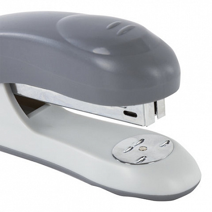 Степлер №24/6, 26/6 BRAUBERG "Original", до 25 листов, серый, 222535