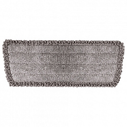 Насадки МОП для швабры липучка, КОМПЛЕКТ 2 шт., микрофибра, объемный ворс+кант, 41х14 см, LAIMA, 609144