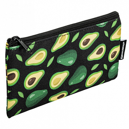 Папка на молнии с ручками А4, мешок для обуви 42х33 см, пенал 20х10 см, "Avocado" НАБОР BRAUBERG, 271433