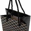 Пакет подарочный под бутылку (1 штука), 13х9x36 см (B), "Leather Bottle Bag", ассорти, ЗОЛОТАЯ СКАЗКА, 700802