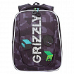 Ранец GRIZZLY анатомическая спинка, с бейджем, для мальчиков, "CUBES", 36х29х18 см, RAf-593-5/1