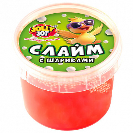 Слайм МИКС, 100 г, АССОРТИ, 8 видов, JOLLY JOT (ДЖОЛЛИ ДЖОТ), 667321