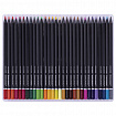 Карандаши цветные чёрное дерево BRAUBERG BLACK WOOD, 120 цветов, мягкий грифель 3 мм, 182046